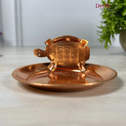 Kachua Plate Vastu Metal Copper SP 5"