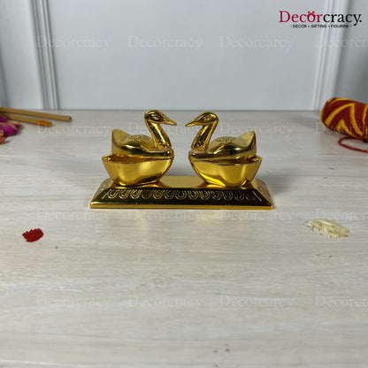 Double Duck Swan Roli Moli Teeka Sindoor Chawal Golden Metal SP