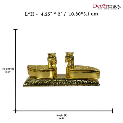 Double Swan Duck Roli Moli Teeka Sindoor Chawal Golden Metal SP