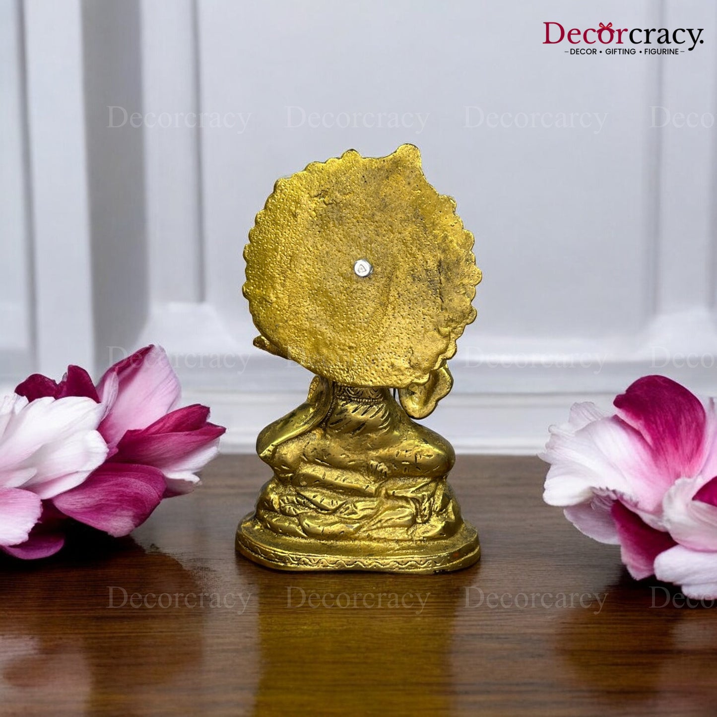 Devi Saraswati with Veena Instrument Idol Metal golden