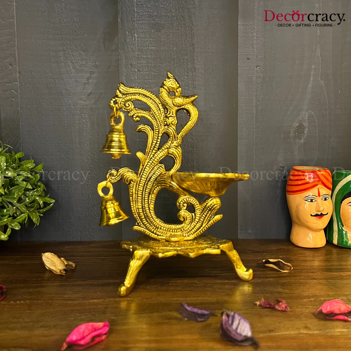 Pooja Ghanti Deepak Metal golden