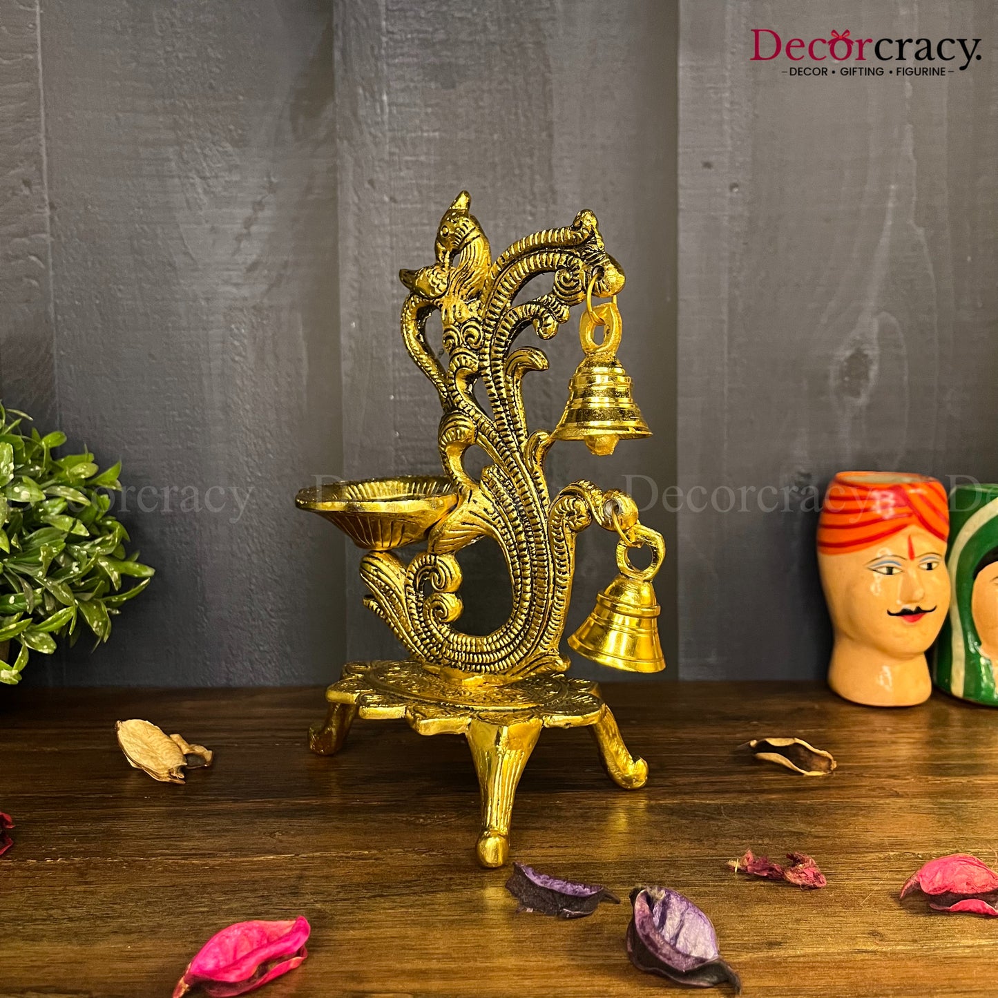 Pooja Ghanti Deepak Metal golden